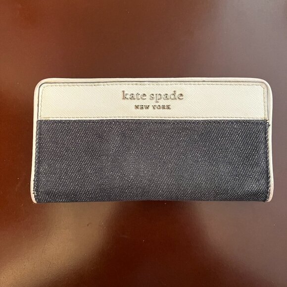 kate spade Handbags - Kate Spade Denim Wallet